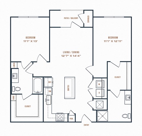 KNOX B1 ANSI FLOOR PLAN